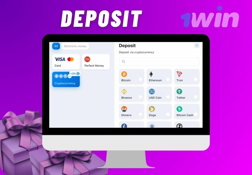 1Win India How to make a deposit instruction