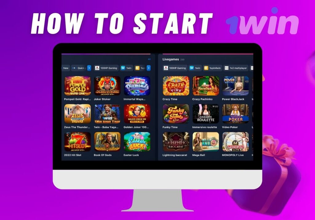 1Win India How to start play games at online Casino