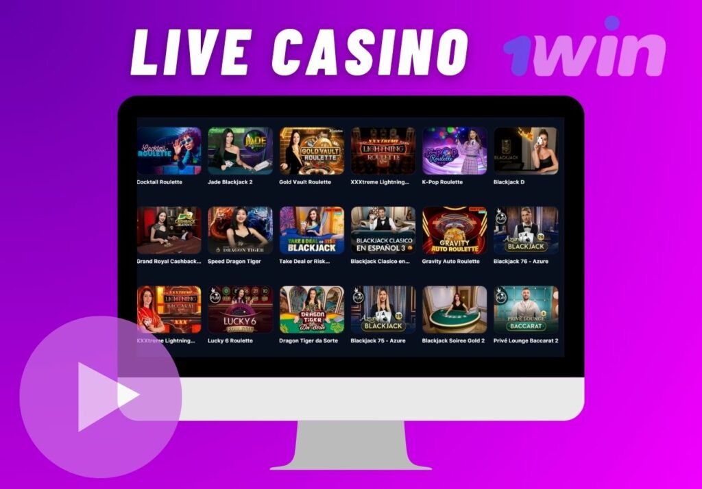 1Win India Live Casino games information